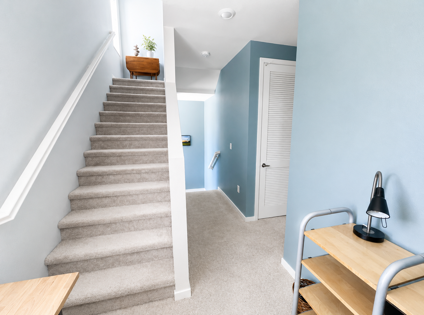 Stairway and upper landing